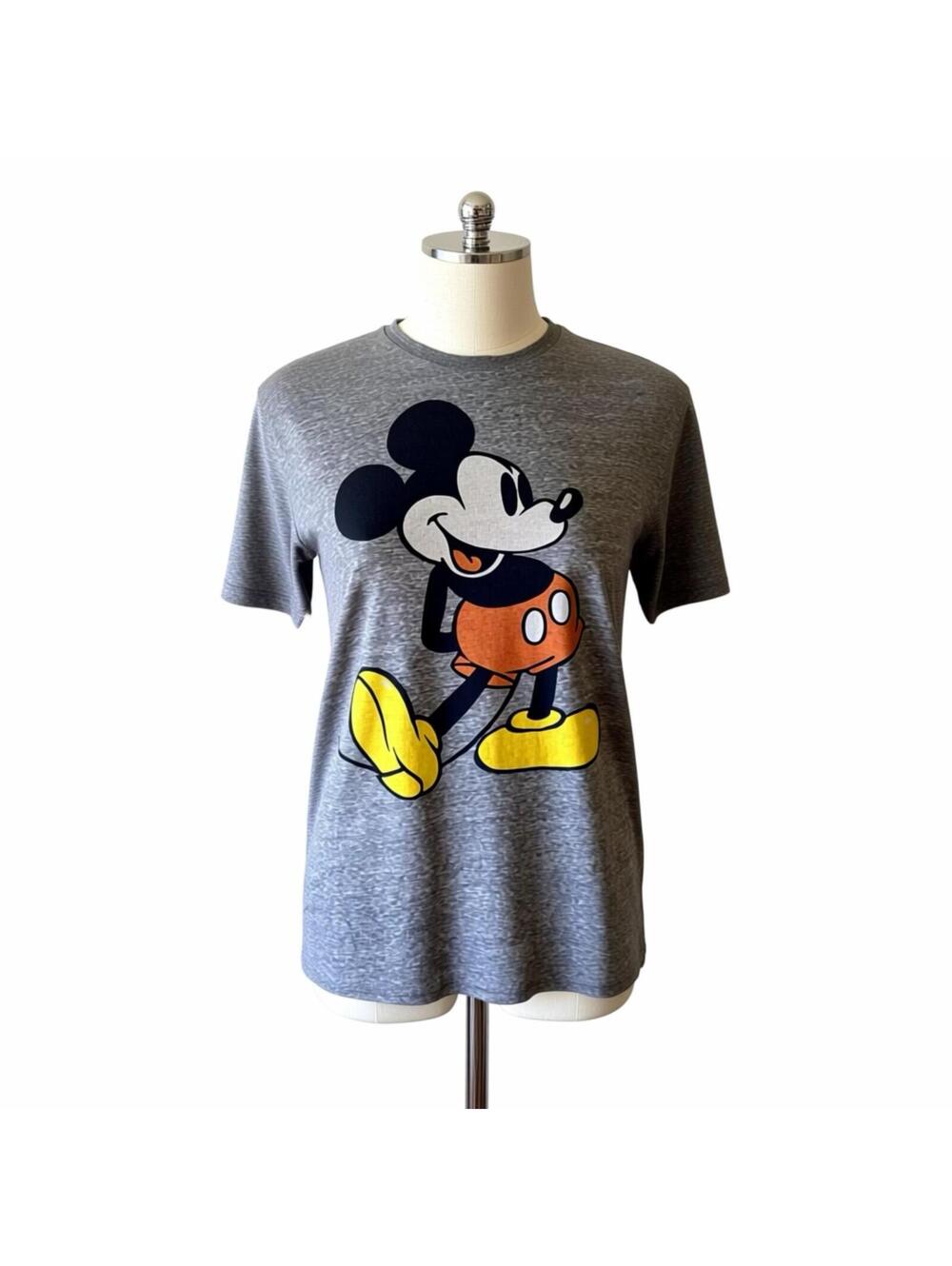 Disney Mickey Mouse Graphic T-Shirt XL Gray
